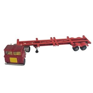 Vintage Matchbox Lesney No. 27 Scammell Tractor Car Transporter England 1973